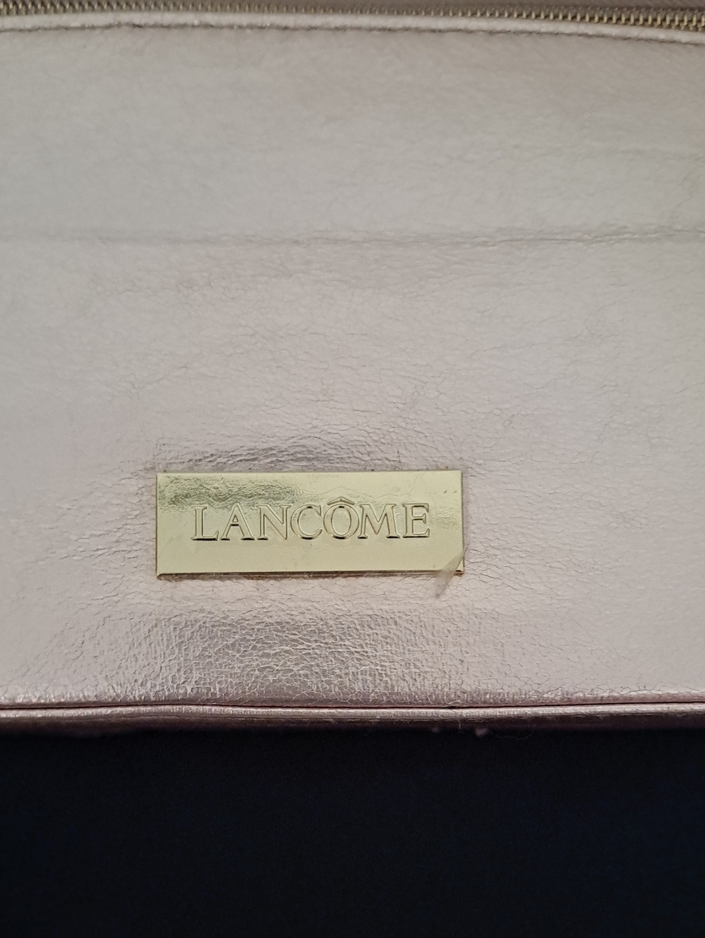 Lancome PARIS Metallic Rose Gold Cosmetic Case - Picture 2 of 9
